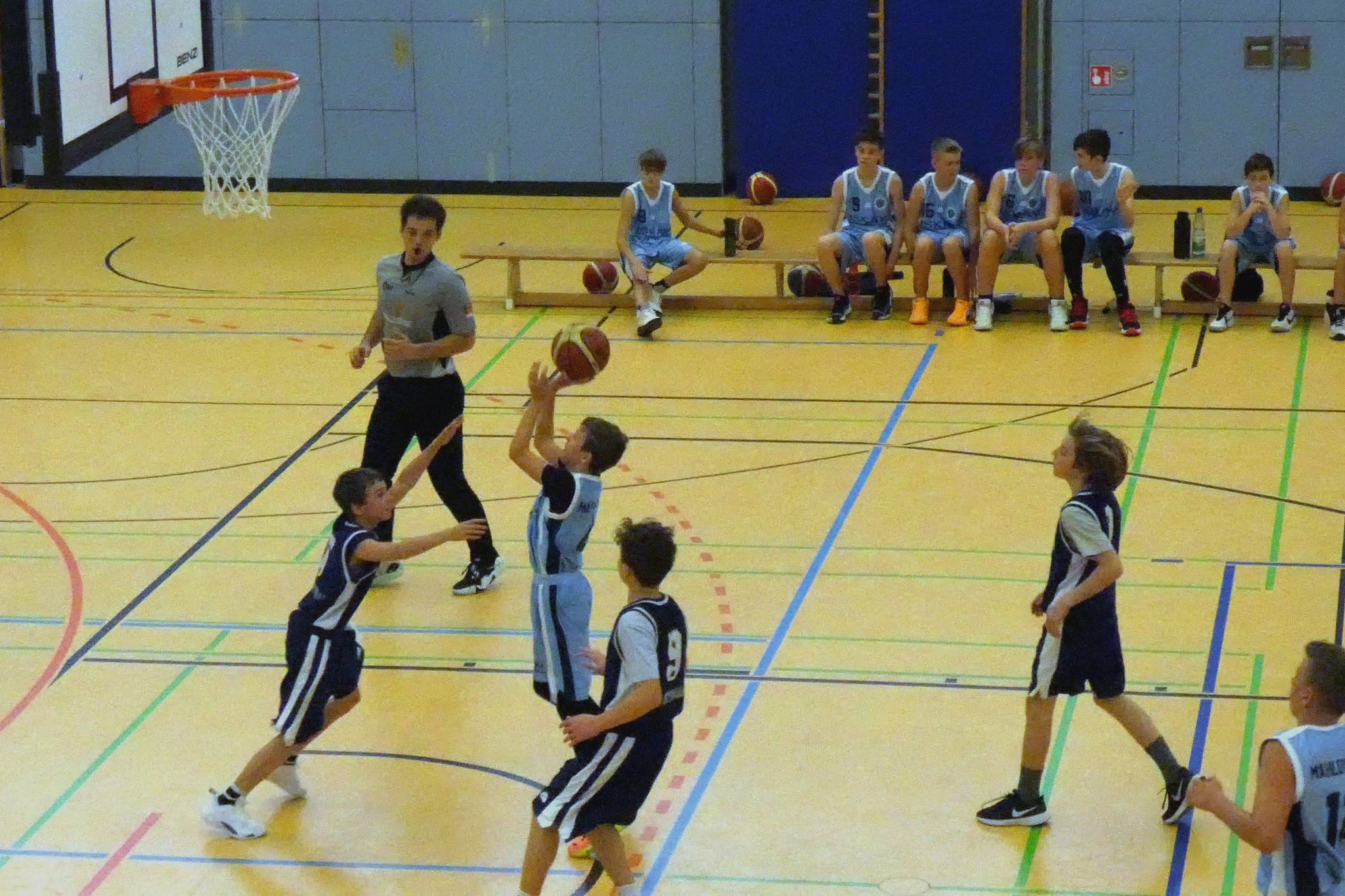 Die u14-Basketballer des Mahlower SV zogen nach einer Bilanz von 8:1-Siegen in die Meisterrunde der Oberliga Brandenburg ein.