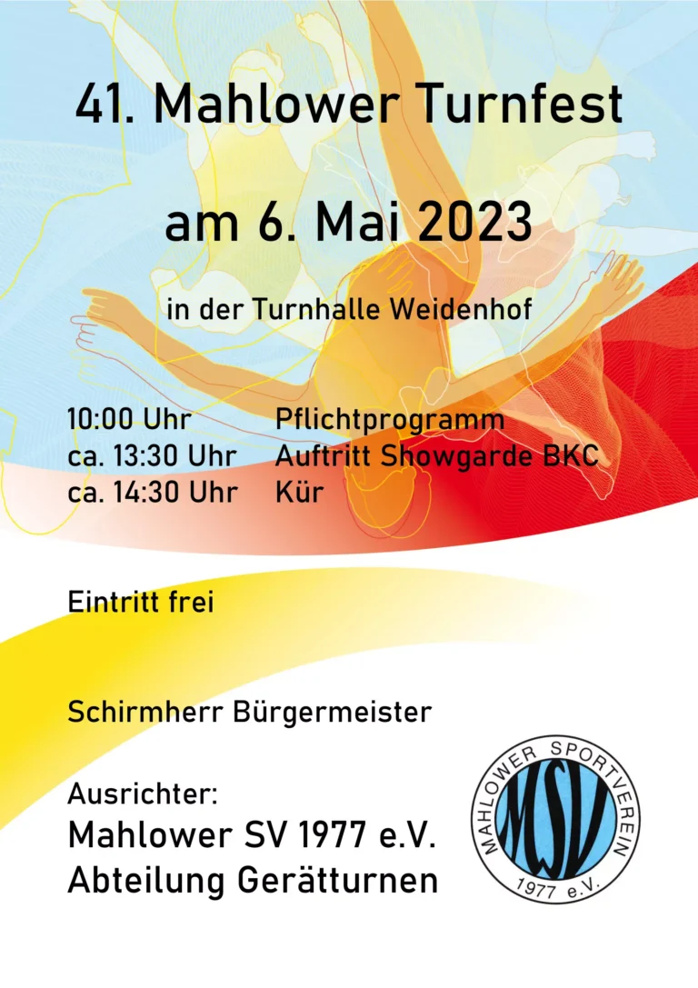41-Mahlower-Turnfest-Plakat